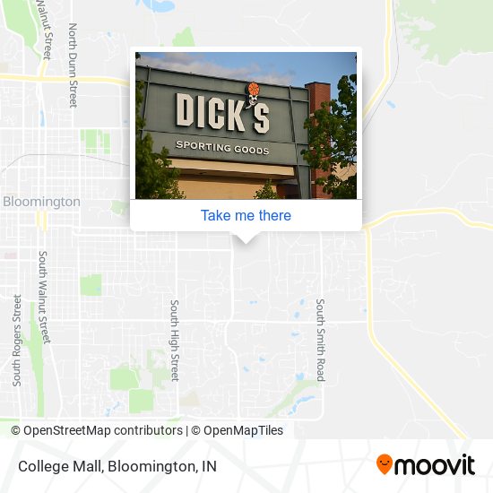 College Mall map