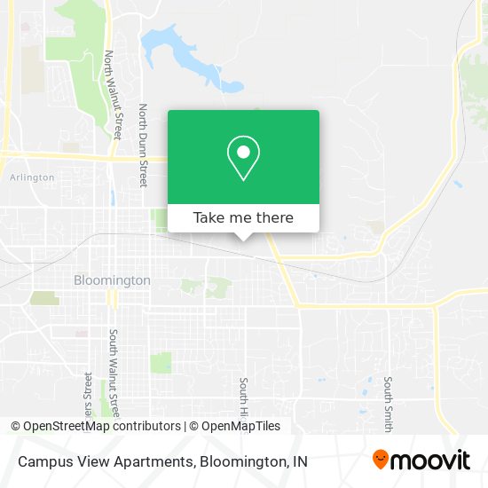 Campus View Apartments map