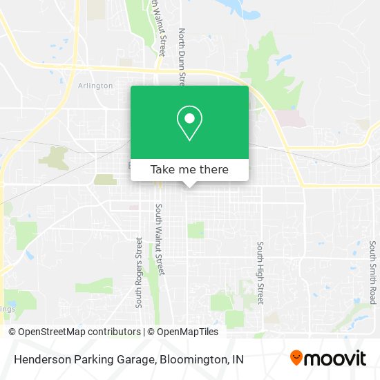 Henderson Parking Garage map