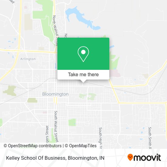 Mapa de Kelley School Of Business