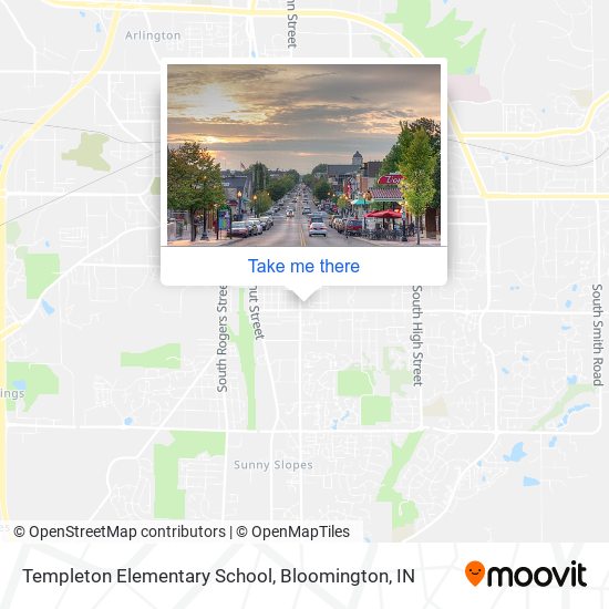 Templeton Elementary School map