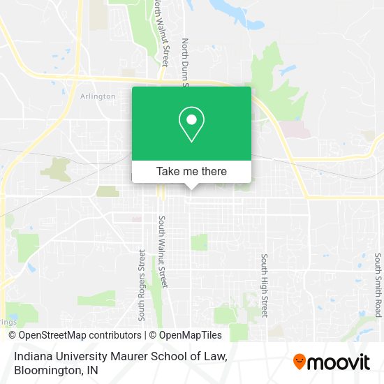 Indiana University Maurer School of Law map