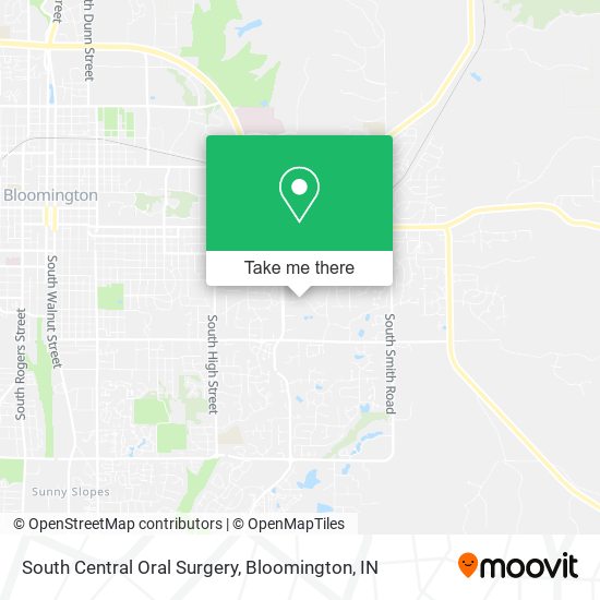 South Central Oral Surgery map