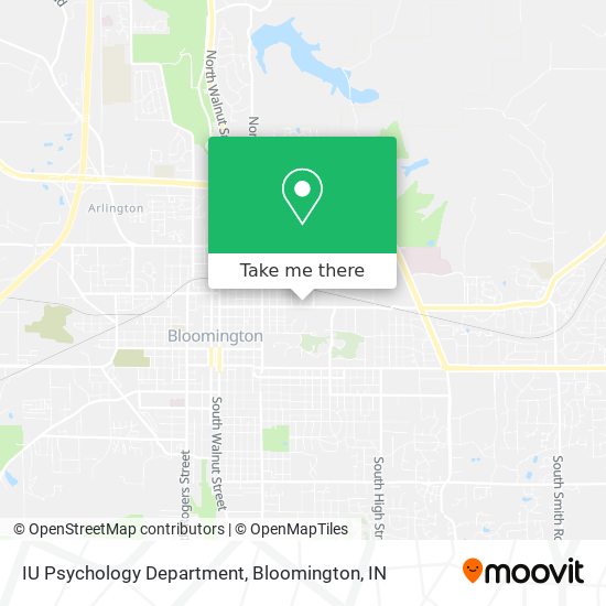 IU Psychology Department map