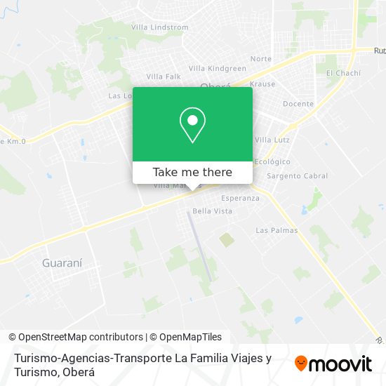 Turismo-Agencias-Transporte La Familia Viajes y Turismo map