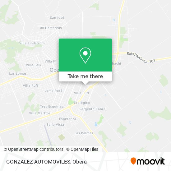 GONZALEZ AUTOMOVILES map