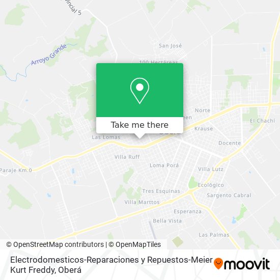 Electrodomesticos-Reparaciones y Repuestos-Meier Kurt Freddy map