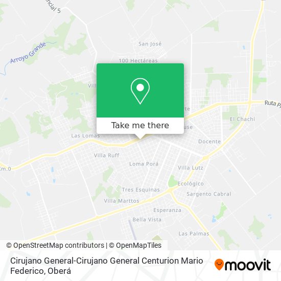 Cirujano General-Cirujano General Centurion Mario Federico map