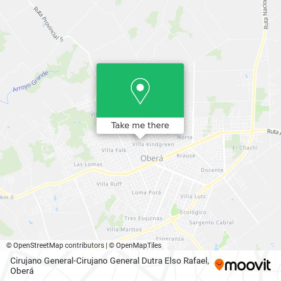 Mapa de Cirujano General-Cirujano General Dutra Elso Rafael