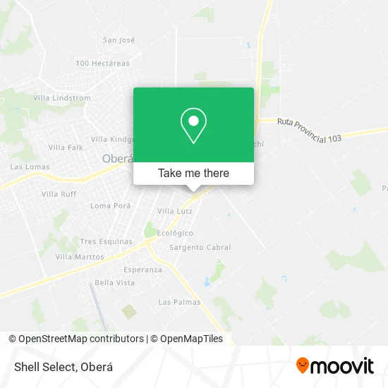 Mapa de Shell Select