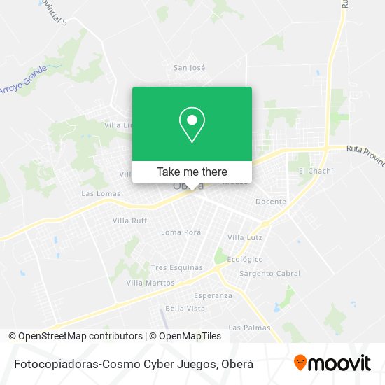 Fotocopiadoras-Cosmo Cyber Juegos map