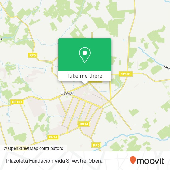 Mapa de Plazoleta Fundación Vida Silvestre