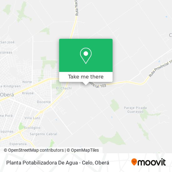 Planta Potabilizadora De Agua - Celo map