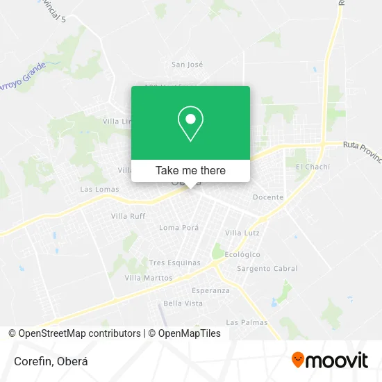Corefin map