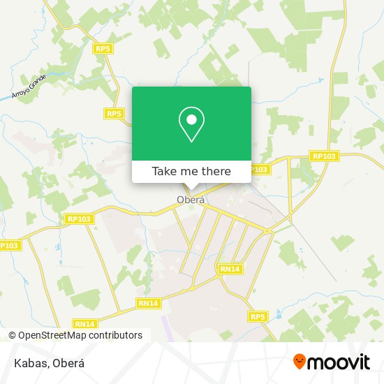Mapa de Kabas