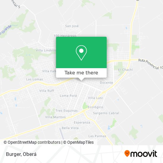 Mapa de Burger