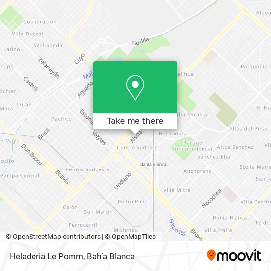 Mapa de Heladeria Le Pomm