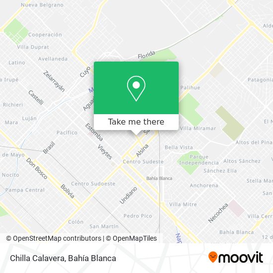 Chilla Calavera map
