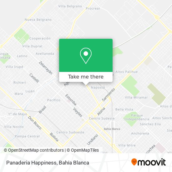 Panaderia Happiness map