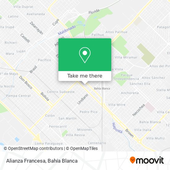 Alianza Francesa map