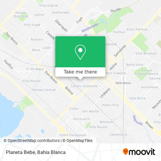 Planeta Bebe map