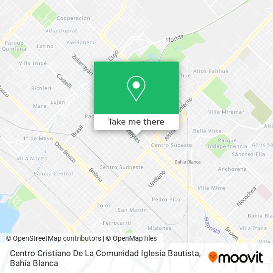 Mapa de Centro Cristiano De La Comunidad Iglesia Bautista