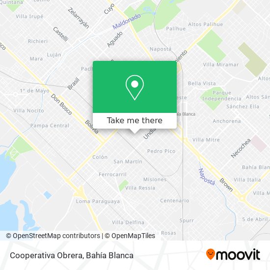 Cooperativa Obrera map