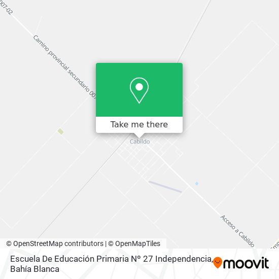Escuela De Educación Primaria Nº 27 Independencia map