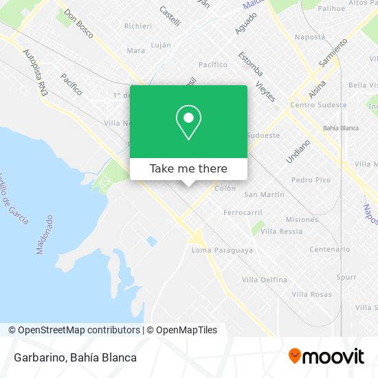 Mapa de Garbarino