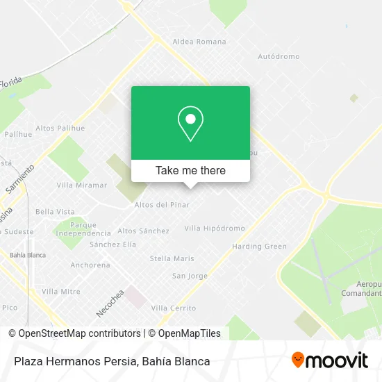 Mapa de Plaza Hermanos Persia