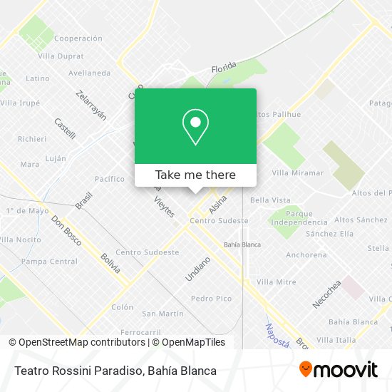 Teatro Rossini Paradiso map
