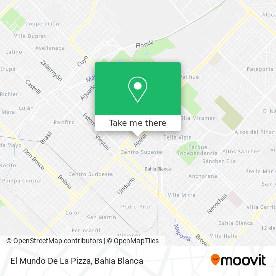 El Mundo De La Pizza map
