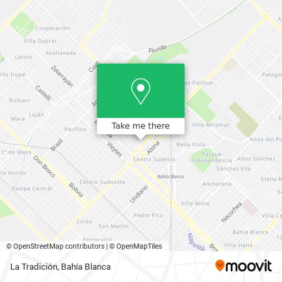 La Tradición map