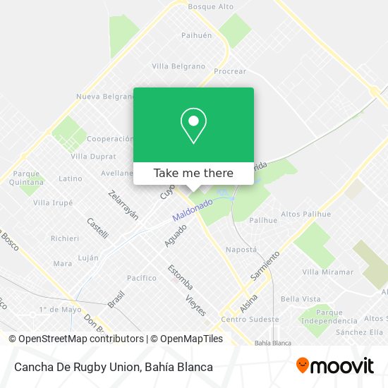 Cancha De Rugby Union map
