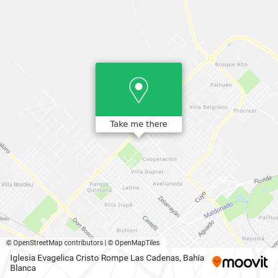 Iglesia Evagelica Cristo Rompe Las Cadenas map