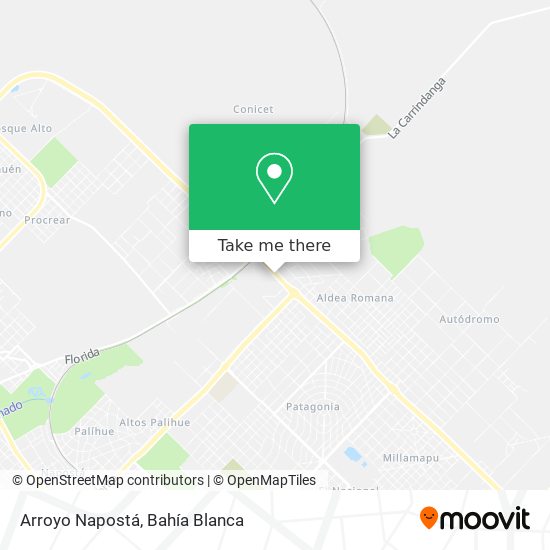 Mapa de Arroyo Napostá