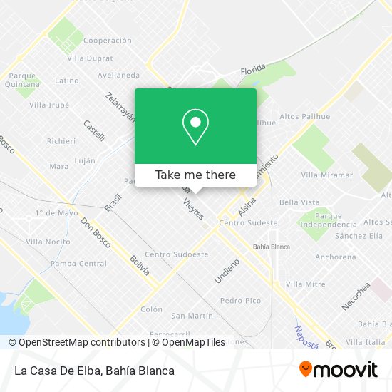 La Casa De Elba map