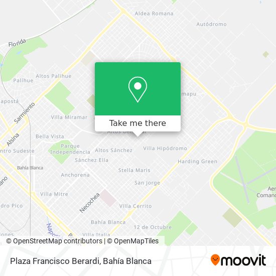 Mapa de Plaza Francisco Berardi