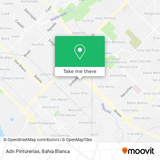 Adn Pinturerías map