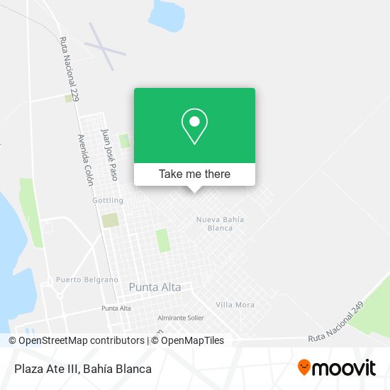 Mapa de Plaza Ate III