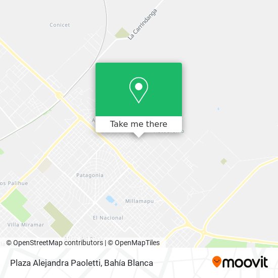 Plaza Alejandra Paoletti map
