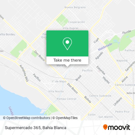Supermercado 365 map