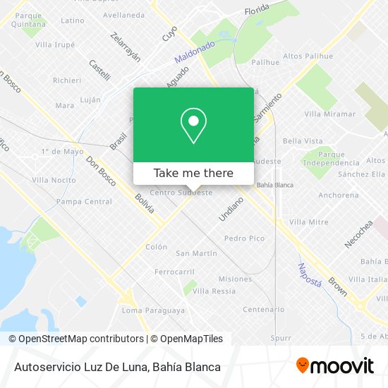 Mapa de Autoservicio Luz De Luna