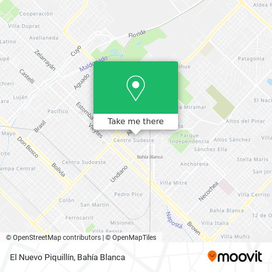 Mapa de El Nuevo Piquillín