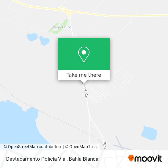 Destacamento Policía Vial map