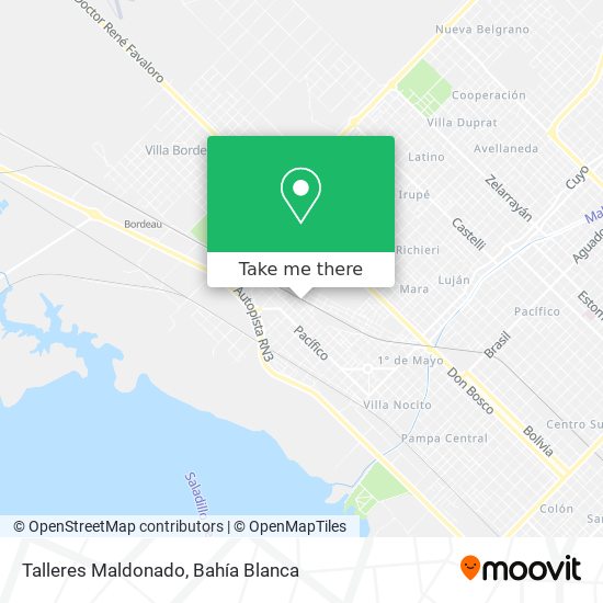 Talleres Maldonado map