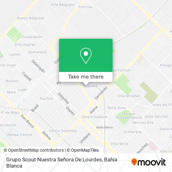 Mapa de Grupo Scout Nuestra Señora De Lourdes