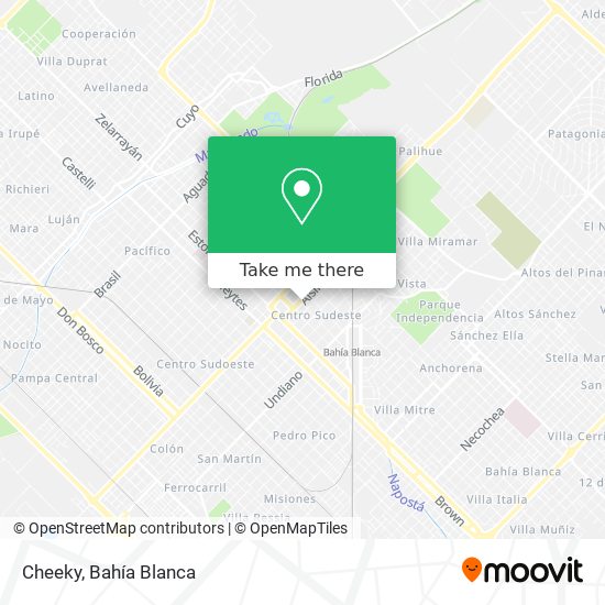 Mapa de Cheeky