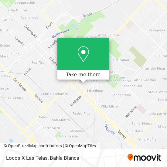 Locos X Las Telas map
