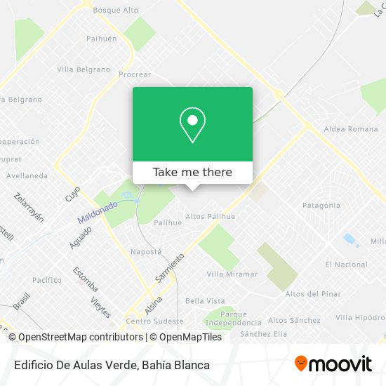 Edificio De Aulas Verde map
